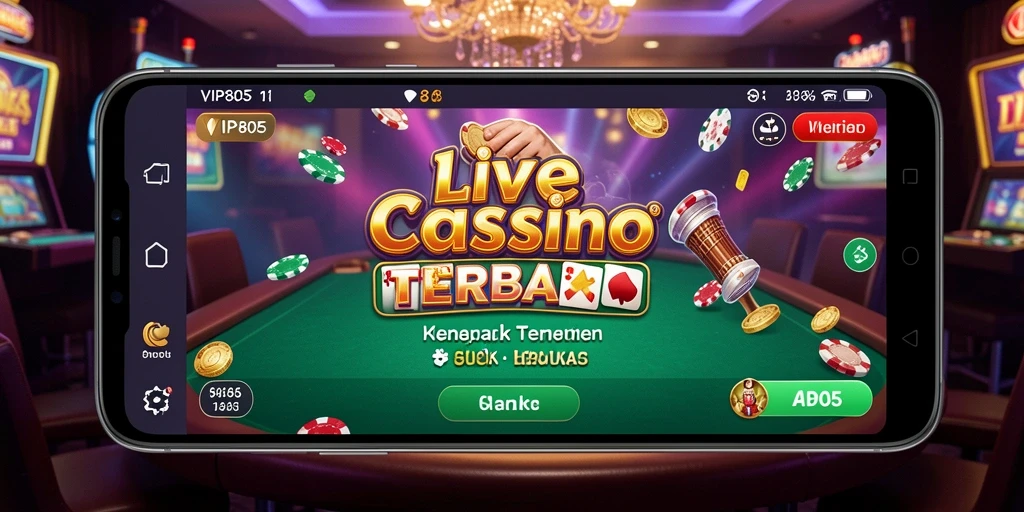 Gameplay Live Casino yang menegangkan dan interaktif di VIP805.